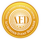 Accredited event designer logo